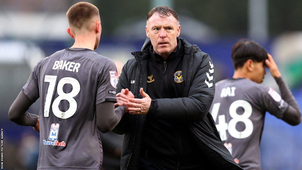 Graham Coughlan took over as Newport County boss last October with the club two points above the relegation zone