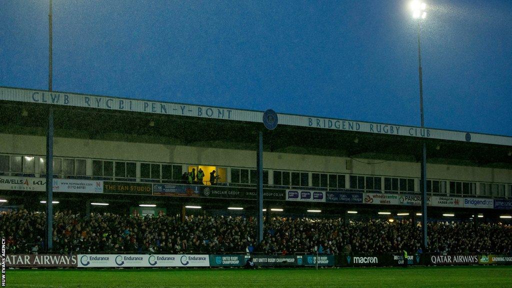 Brewery Field under lights