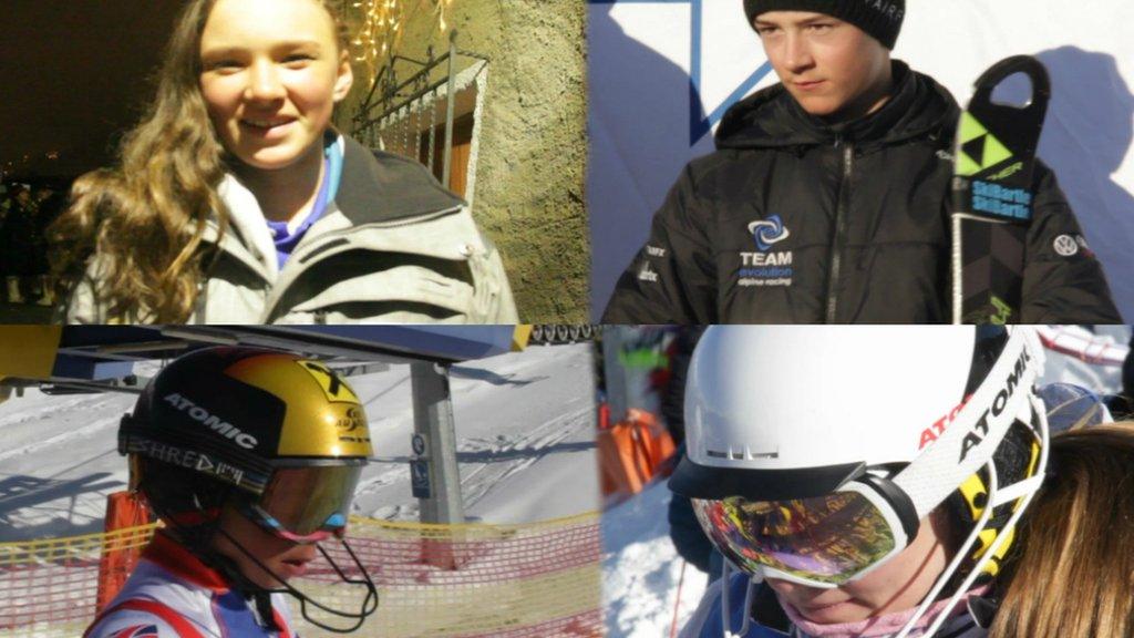 English Alpine Championship athletes