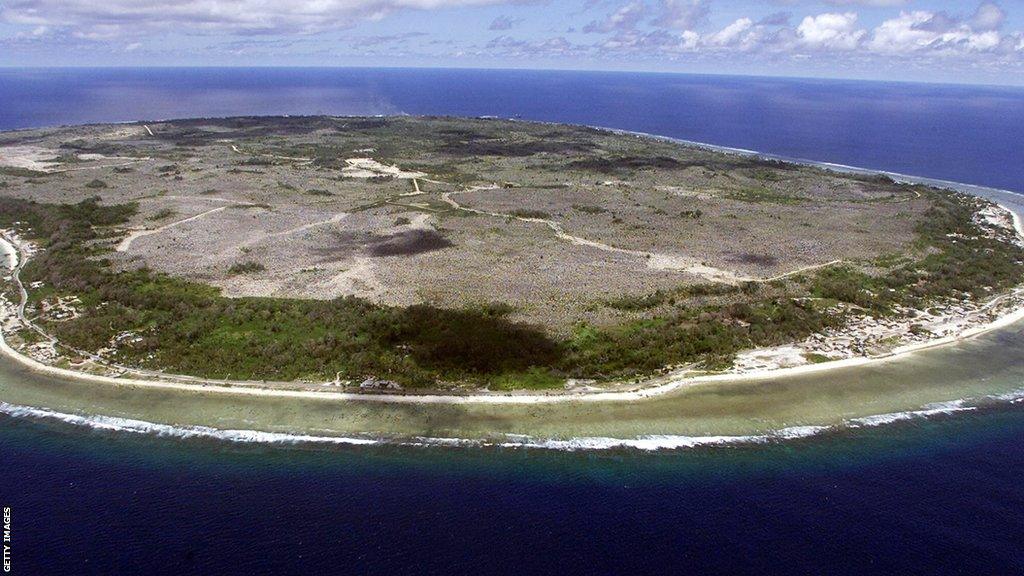 The island of Nauru