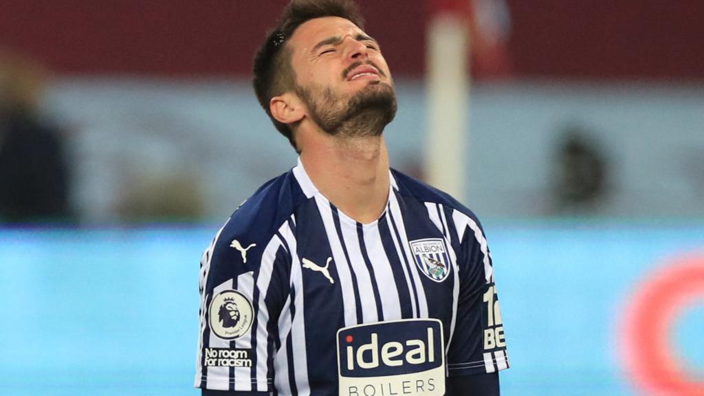 West Brom dejected