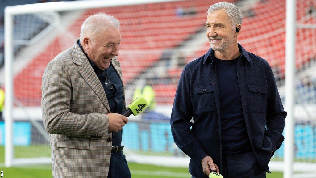 Former Rangers managers Ally McCoist and Greame Souness