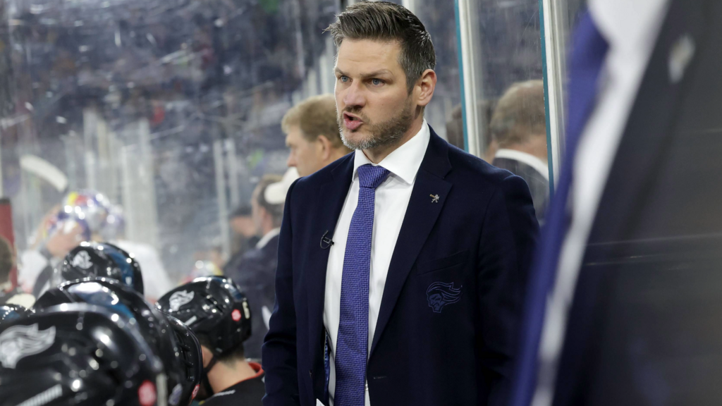 Belfast Giants head coach Adam Keefe