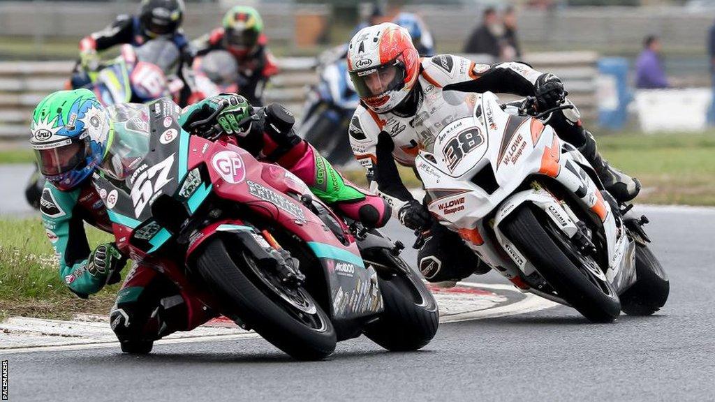 Korie McGreevy leads Jason Lynn in one of the closely contested races at Bishopscourt