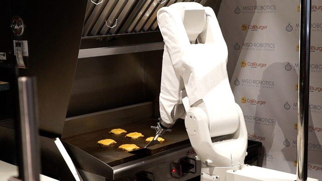 Flippy, the burger flipping robot