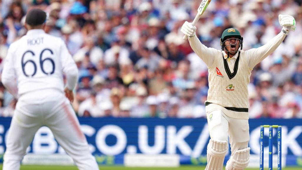 Khawaja celebrates his century