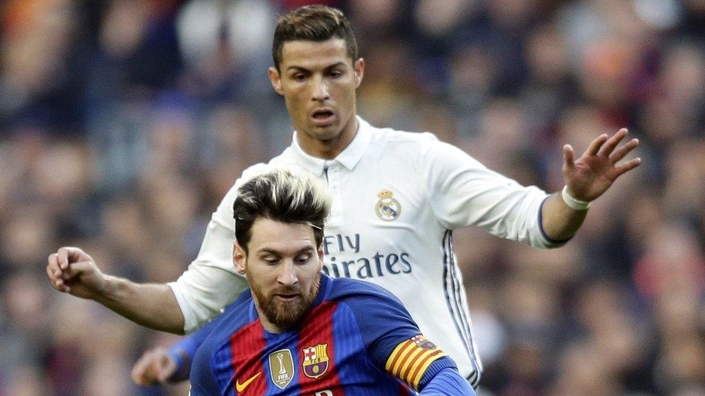 Lionel Messi and Cristiano Ronaldo