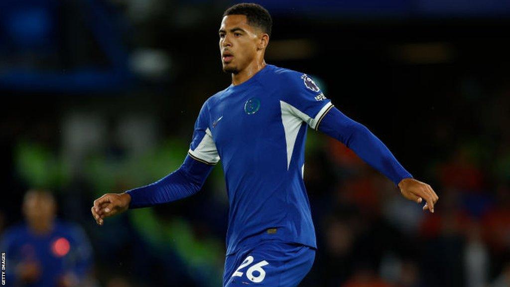 Levi Colwill in action for Chelsea