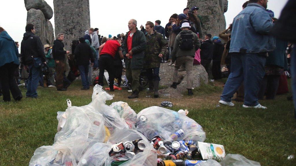 Summer solstice at Stonehenge, Wiltshire