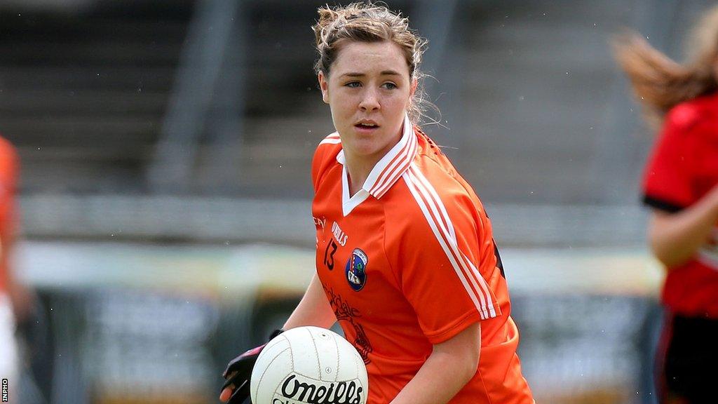 Niamh Henderson scored Clann Eireann's crucial late goal in their Ulster Club Football Final triumph