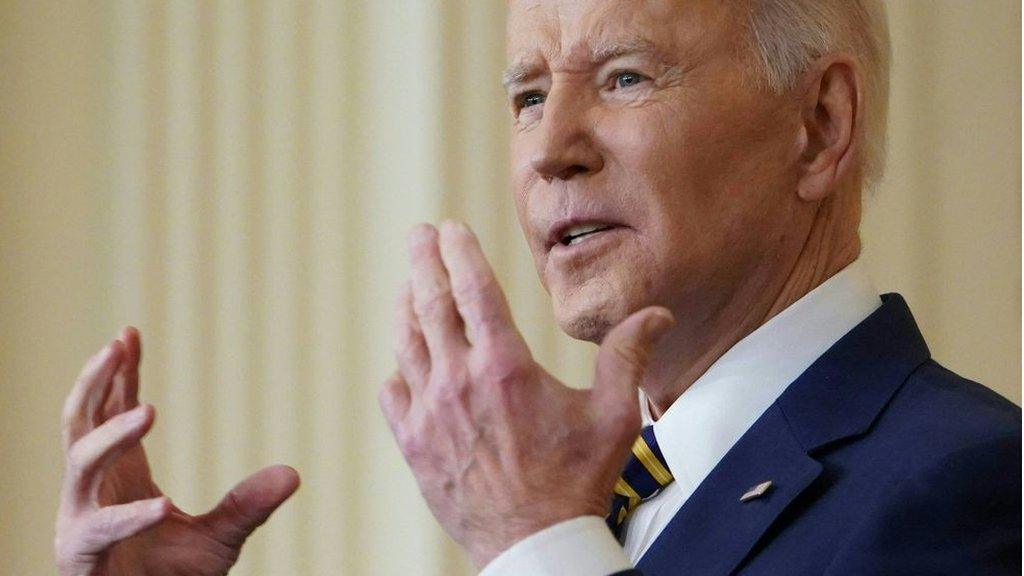 Biden speaks at the White House