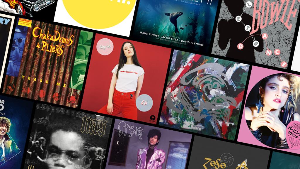 Montage of artwork for Record Store Day