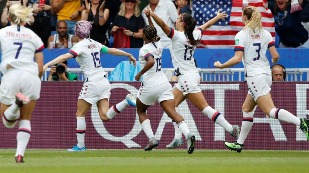 USA celebrate