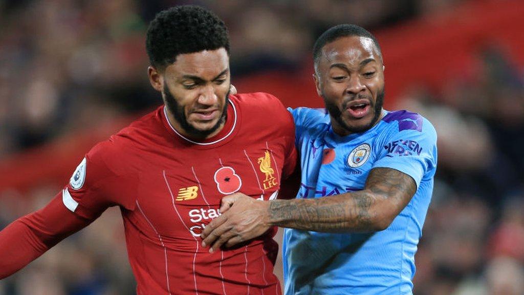 Joe Gomez and Raheem Sterling