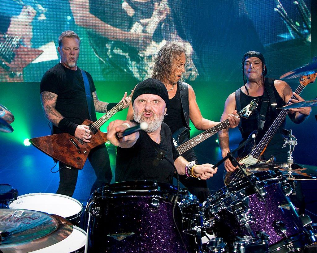 Metallica on stage