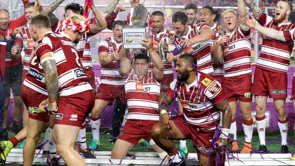 Wigan Warriors celebrate