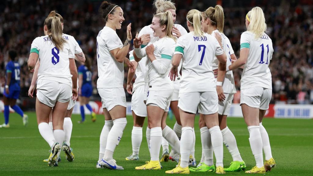 England celebrate