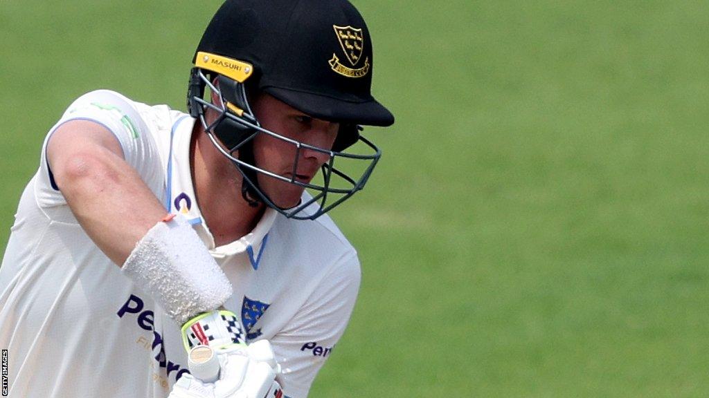 Tom Clark batting for Sussex