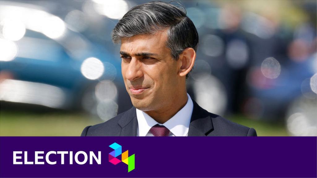 Prime Minister Rishi Sunak attends the UK Ministry of Defence and the Royal British Legion's commemorative ceremony marking the 80th anniversary of the World War II D-Day in France on 6 June 2024