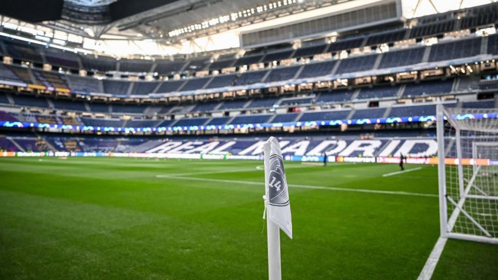 general view of the Santiago Bernabeu stadium