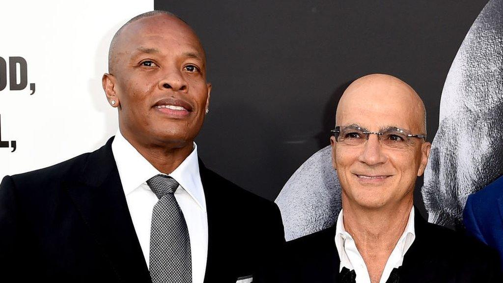 Dr Dre and Jimmy Iovine