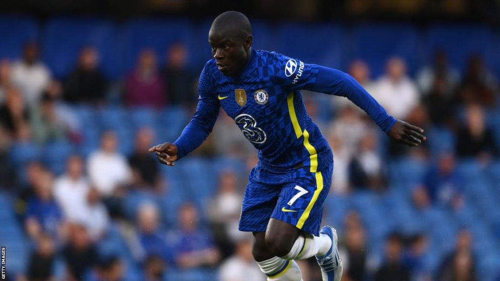 N'Golo Kane in action for Chelsea