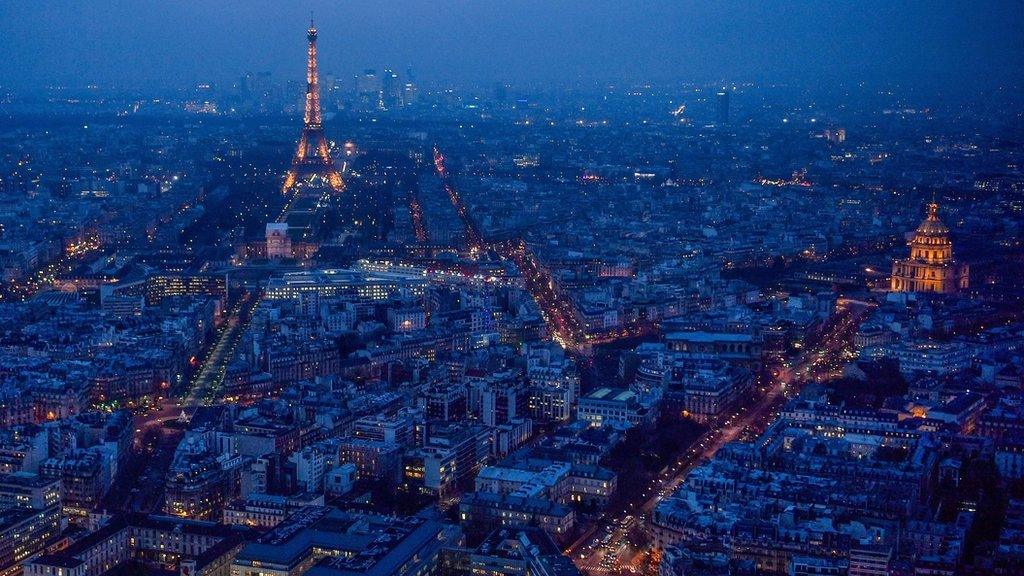 Paris at night