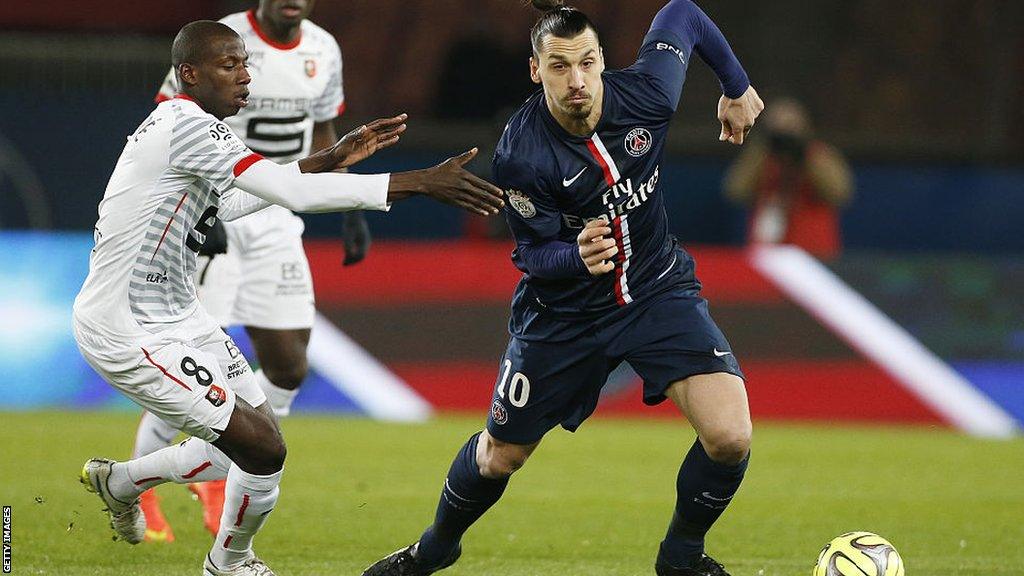 Abdoulaye Doucoure playing for Rennes