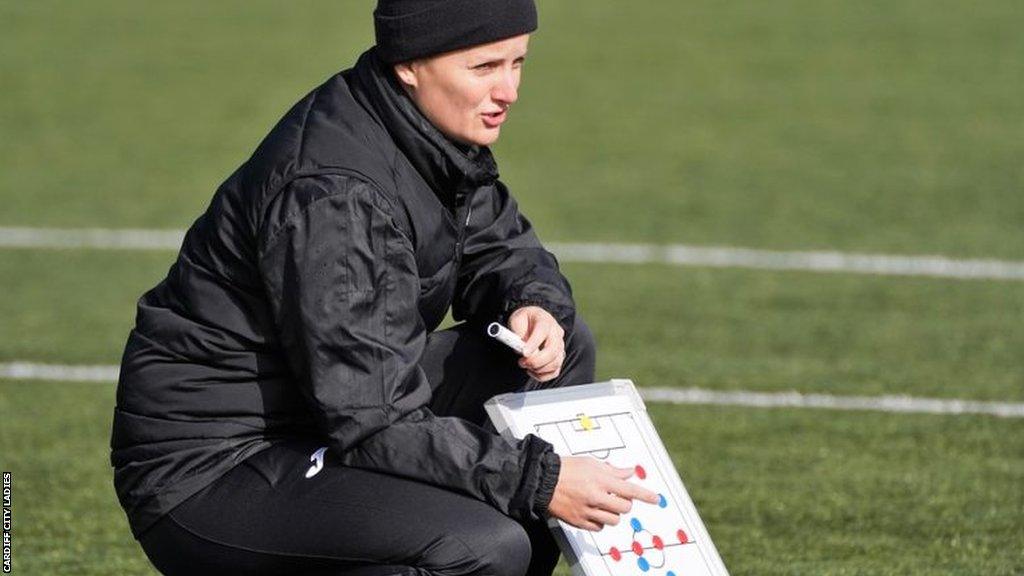 Fern Burrage-Male played for Cardiff City Ladies and is a former Pontypridd Town manager