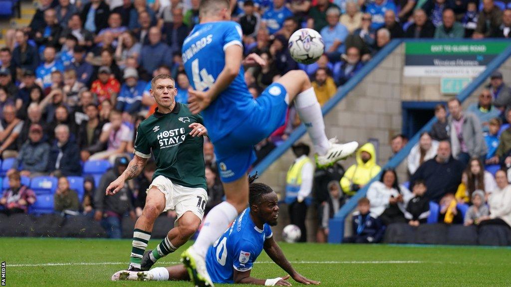 Martyn Waghorn last scored a hat-trick in a 6-1 Derby win over Rotherham in March 2019