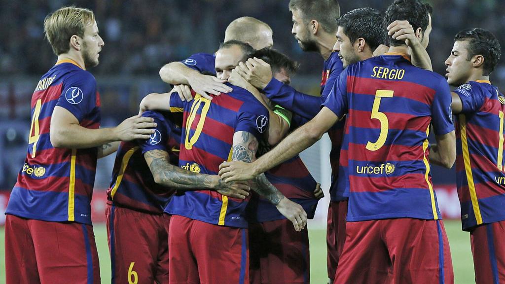 Barcelona celebrate