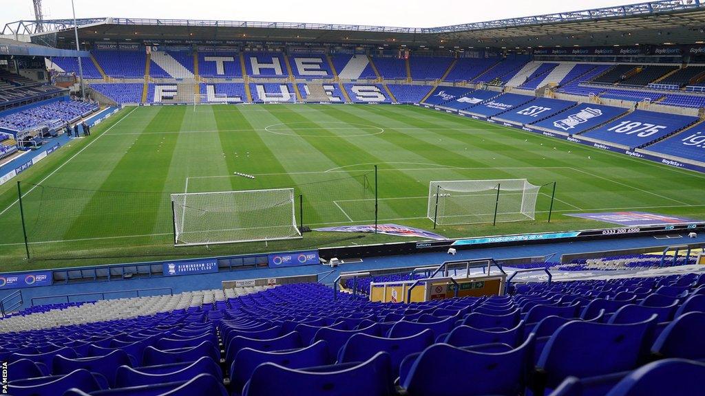 Birmingham City's St Andrew's stadium