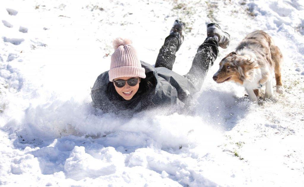 Megan Pennartz and her dog