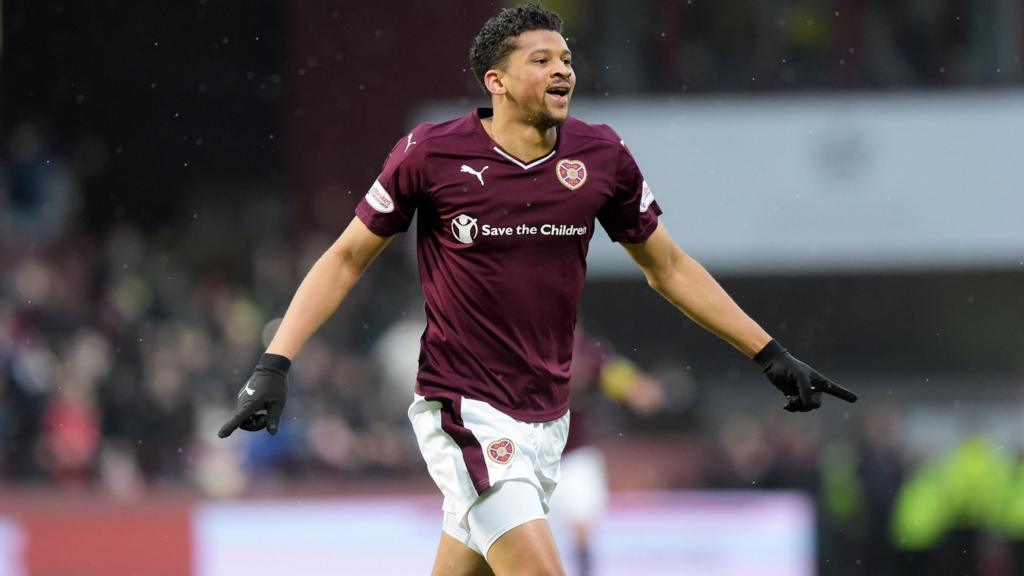 Hearts forward Osman Sow