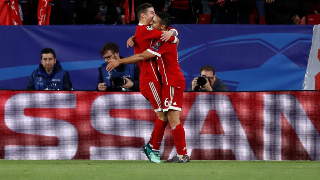 Bayern Munich celebrate