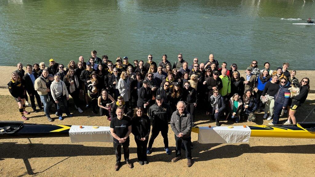 Linacre College Boat House naming ceremony