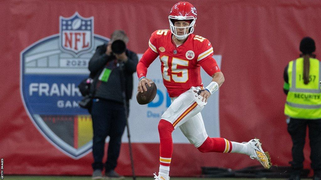 Kansas City Chiefs quarterback Patrick Mahomes