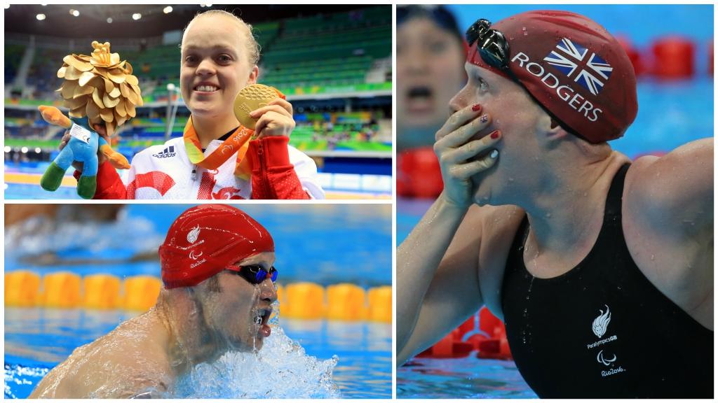 Ellie Simmonds, Susie Rodgers & Sascha Kindred