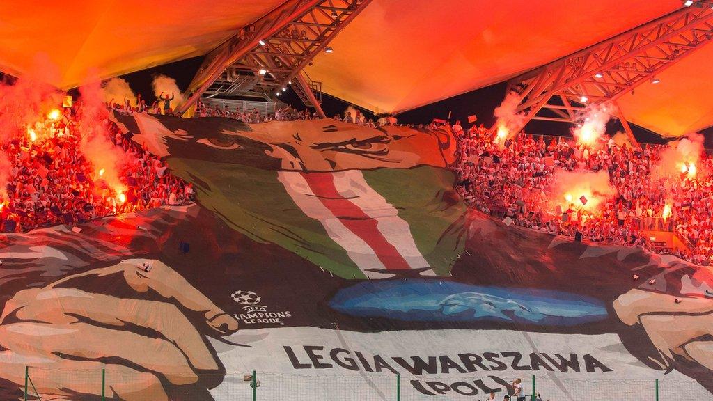 Legia Warsaw fans