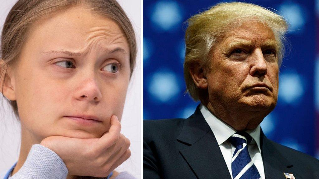 greta thunberg and donald trump