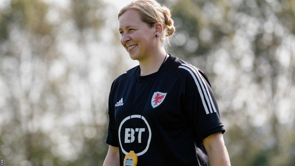 Jayne Ludlow during her time as Wales boss