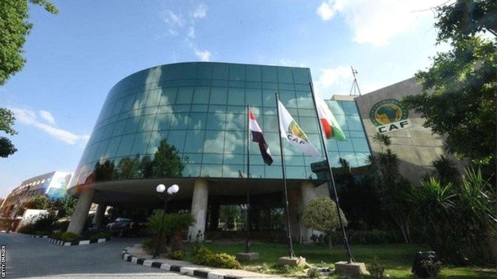 The Confederation of African Football's headquarters in Cairo, Egypt