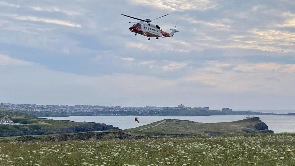 Man rescued from Flory Island