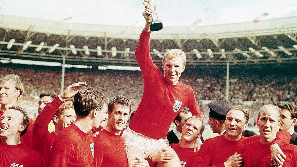 England captain Bobby Moore