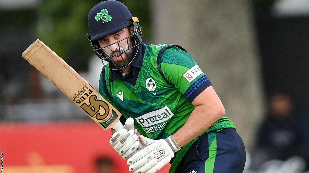 Andrew Balbirnie in action for Ireland