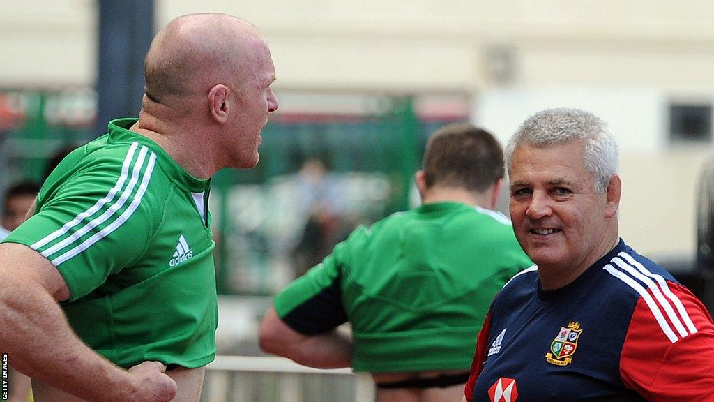 Paul O'Connell and Warren Gatland