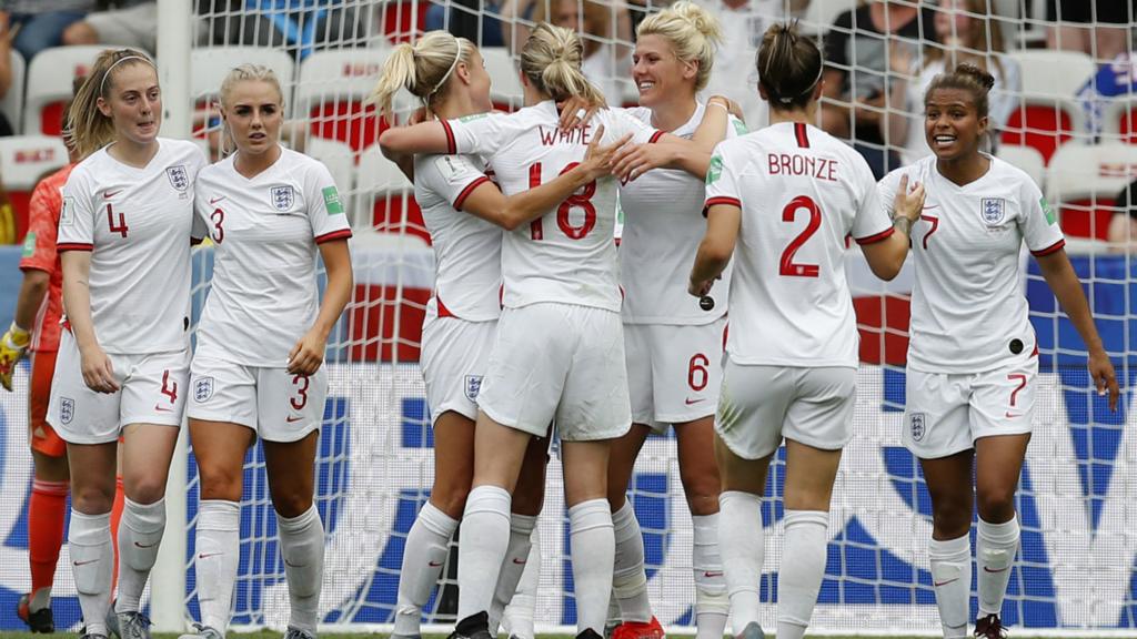 England celebrate