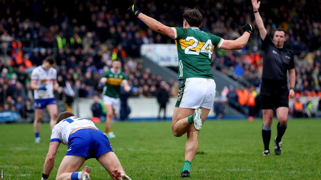 David Clifford celebrates scoring a goal