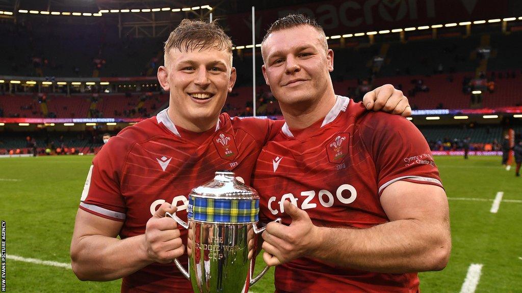 Dewi Lake (right) and Jac Morgan are both former Wales Under-20s captains