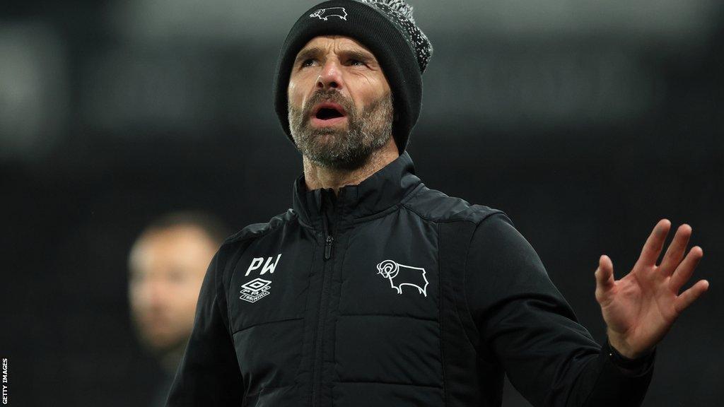 Derby County manager Paul Warne